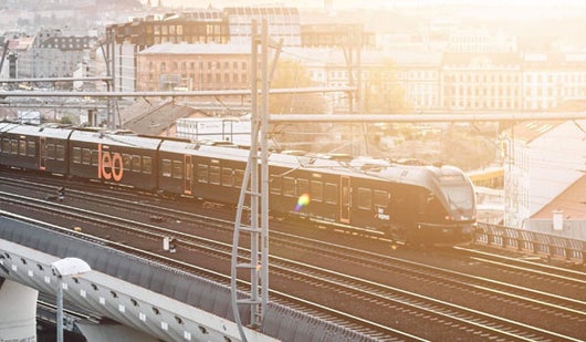 Comfortably by train