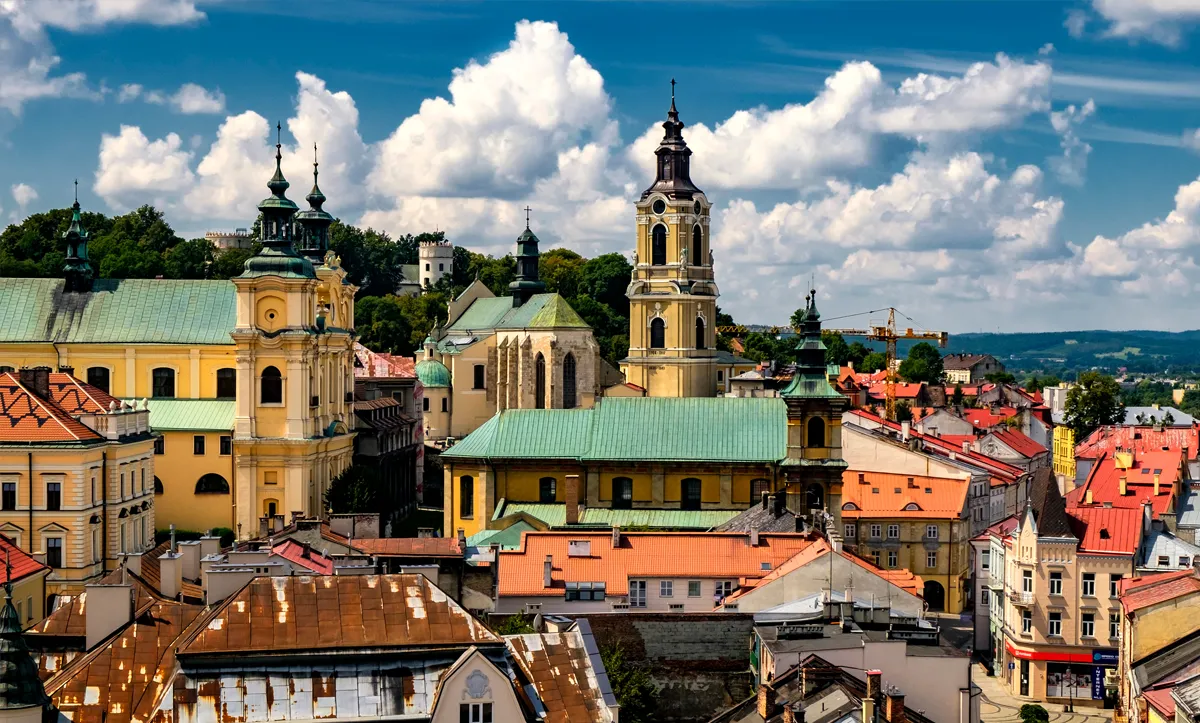 Historické město na východě Polska
