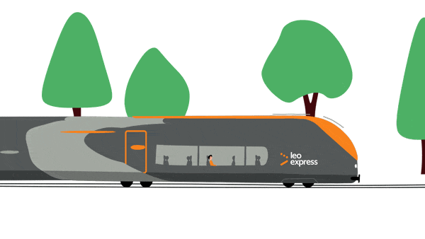 Do Prahy jedině vlakem Leo Express