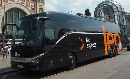 Nach Prag mit einem ganz neuen Bus Leo Express