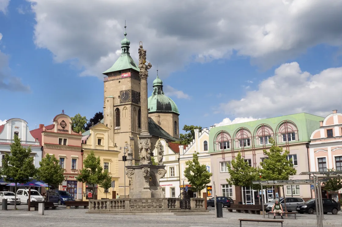 Tiché mesto na rieke Sázava