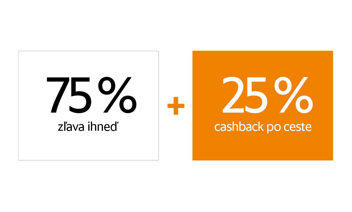 + 25 % cashback